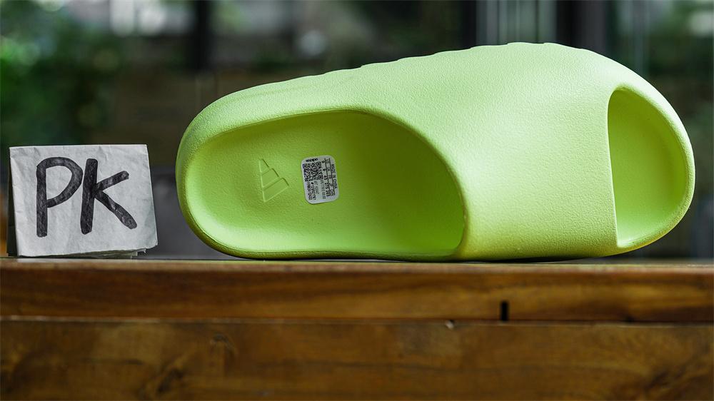 PK GOD adidas Yeezy Slide Glow Green Glossy RETAIL MATERIALS READY TO SHIP